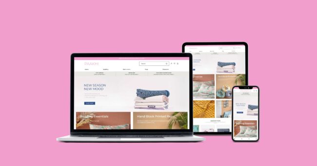 Paakhi Home – eCommerce Website